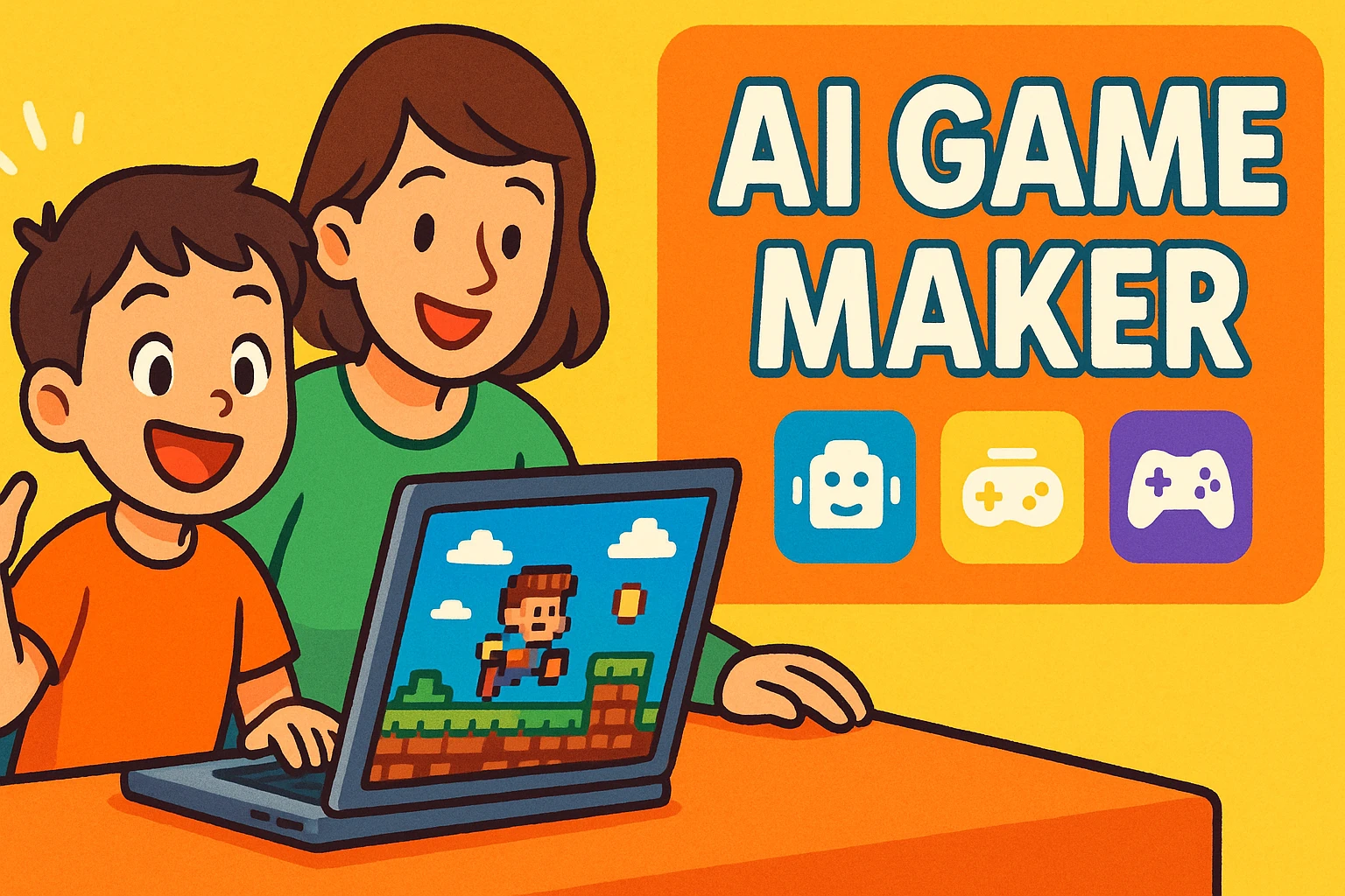 AIゲーム作成サービスのイメージ
